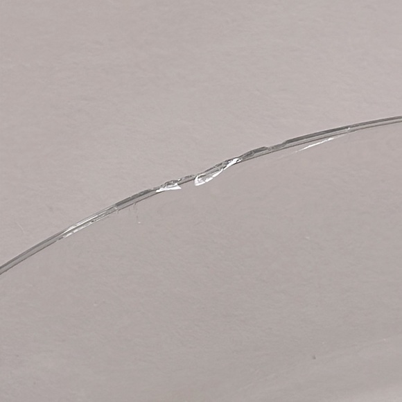 VTG Two Clear Depression Glass Dinner Plates - Picture 2 of 4